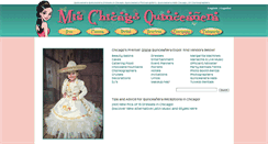 Desktop Screenshot of mischicagoquinceanera.com
