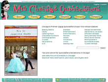 Tablet Screenshot of mischicagoquinceanera.com